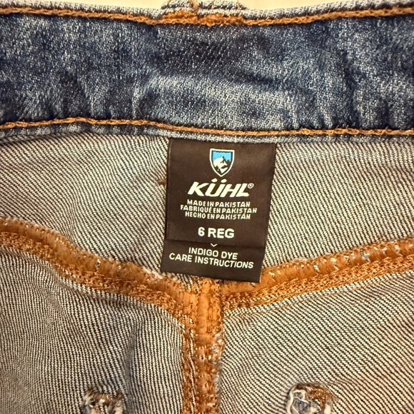 KÜHL Blue Jeans Women’s 6 Reg Straight Leg Mid Rise - Picture 6 of 7